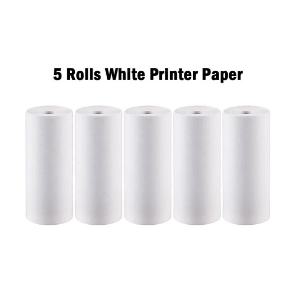 Print Portable Thermal Self Adhesive Stickers Photo Printer HD Mini Bluetooth 57X25mm Supplies 2D Label Maker For Phone - Image 3