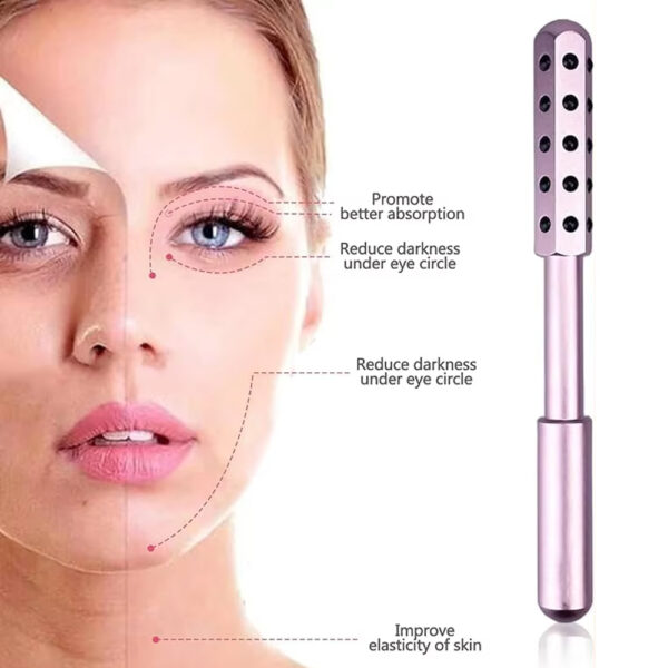 30 Germanium Beauty Stick Massage Beauty Stick Facial Roller Face Lift Bar Anti Wrinkle Facial Massager Skin Care Tool Derma Rolling Face Massage Roller Wand - Image 3