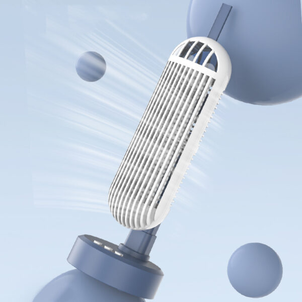 USB Electric Fan Office Light Shaking Head Rotating Desk Fan - Image 2