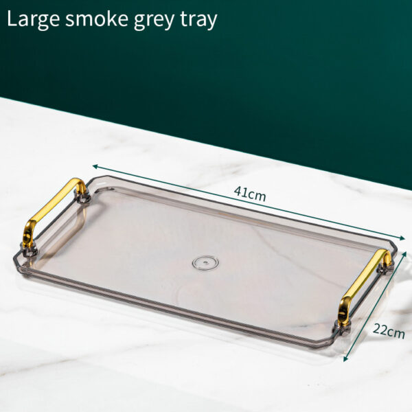 High-end Tray Household Rectangular Tea Cup Plastic Plate - Image 9
