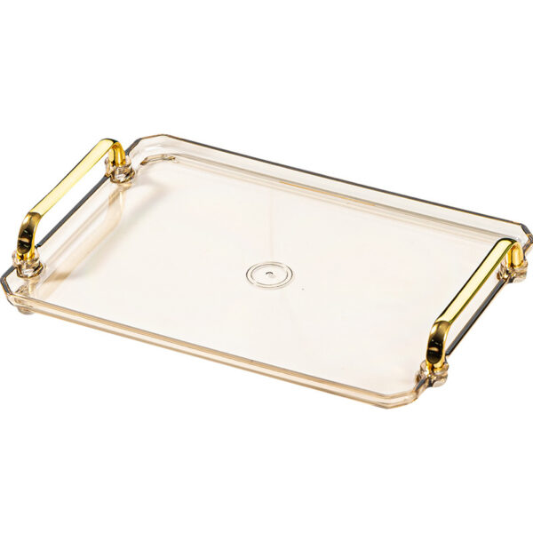 High-end Tray Household Rectangular Tea Cup Plastic Plate - Image 5