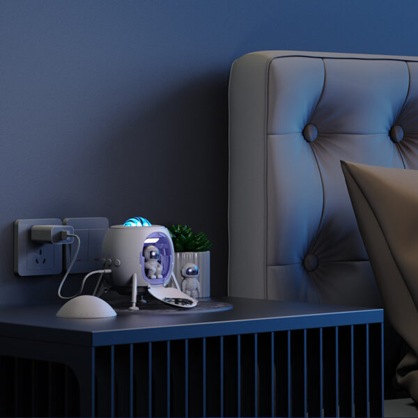 Astronaut Starry Sky Projection Lamp Ambience Light Bedside Decoration - Image 3