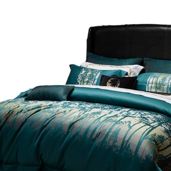All Cotton Pure Cotton Yarn-dyed Jacquard Household Four-piece Set - Image 5