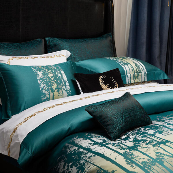 All Cotton Pure Cotton Yarn-dyed Jacquard Household Four-piece Set - Image 4