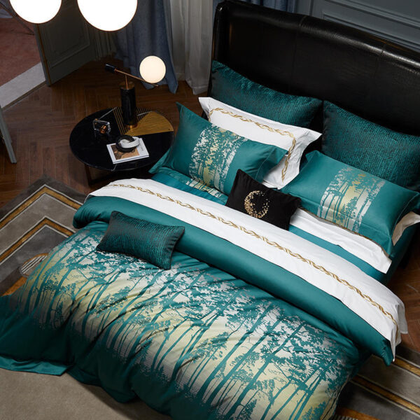 All Cotton Pure Cotton Yarn-dyed Jacquard Household Four-piece Set