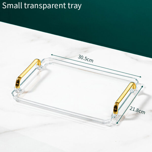 High-end Tray Household Rectangular Tea Cup Plastic Plate - Image 10