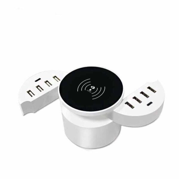 Smart Phone Multi-port Wireless Circular Charger - Image 5