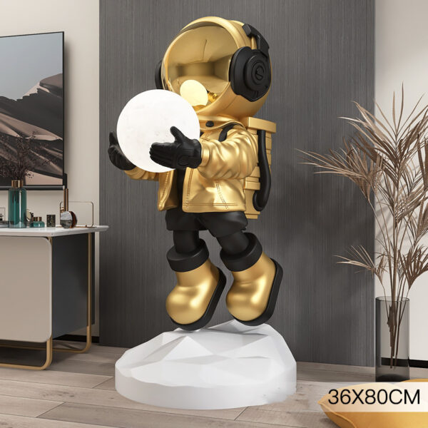 Astronaut Living Room Large Floor Ornament Entrance Light - Image 3
