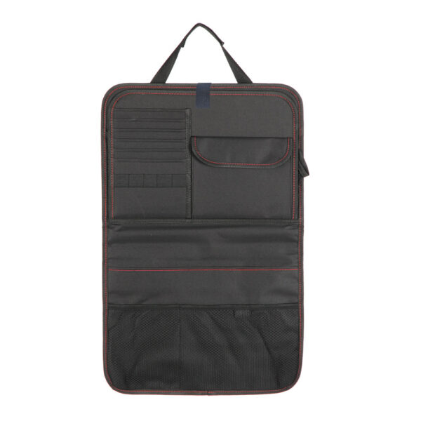 Car Seat Back Storage Bag Car Organizer Bag Foldable Dining Table Tray Travel Storage Bag Car Interior Accessories - Image 5