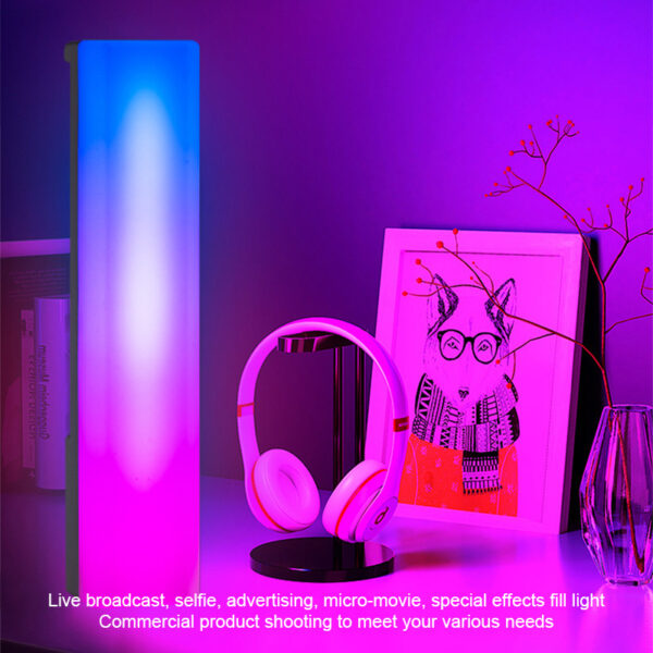 3D RGB Light Pick-up Table Top Ambiance Lamp Colorful Music Voice-activated Rhythm Light Home Decor For PC Game For Holiday Gifts - Image 6