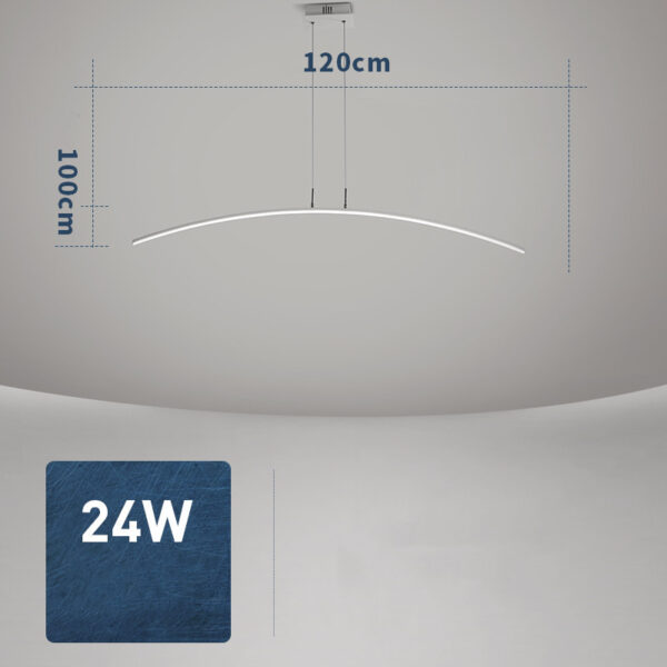 Dining Room Chandelier Led Long Dining Table Simple - Image 5