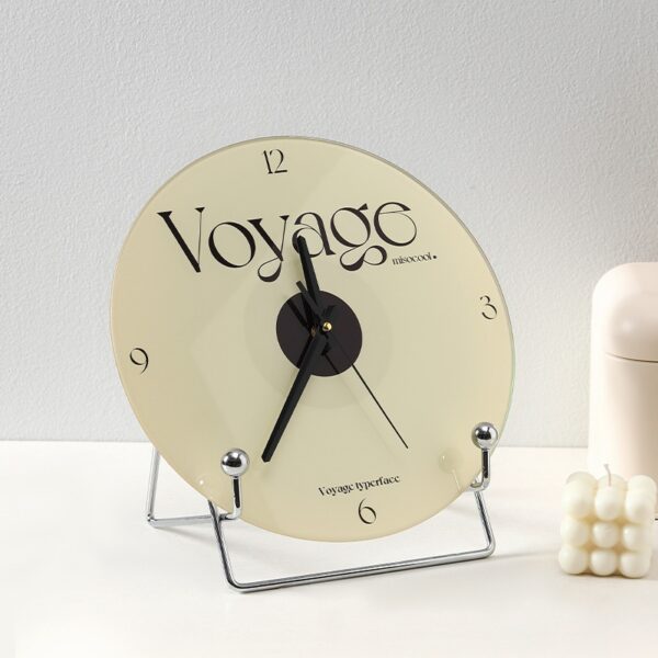 Light Luxury Desk Clock Table Living Room - Image 4