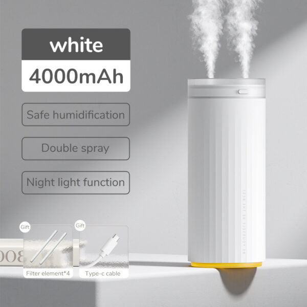 Small Humidifiers 500ml Desk Humidifier Night Light Function Quiet Operation Electric Aroma Diffuser Air Car Humidifier - Image 8