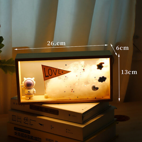 Bedside Night Light Box Astronaut Small Decoration - Image 2