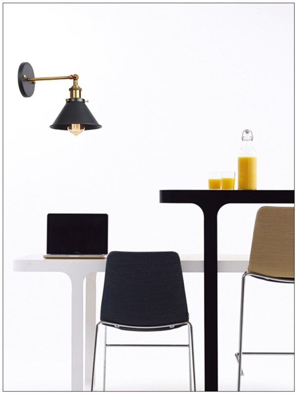 Theme Dining Living Room Corridor Retro Wall Lamp - Image 3