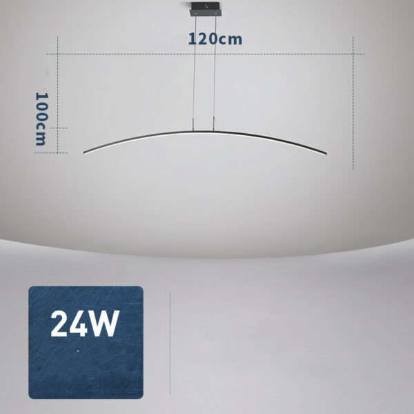 Dining Room Chandelier Led Long Dining Table Simple - Image 4