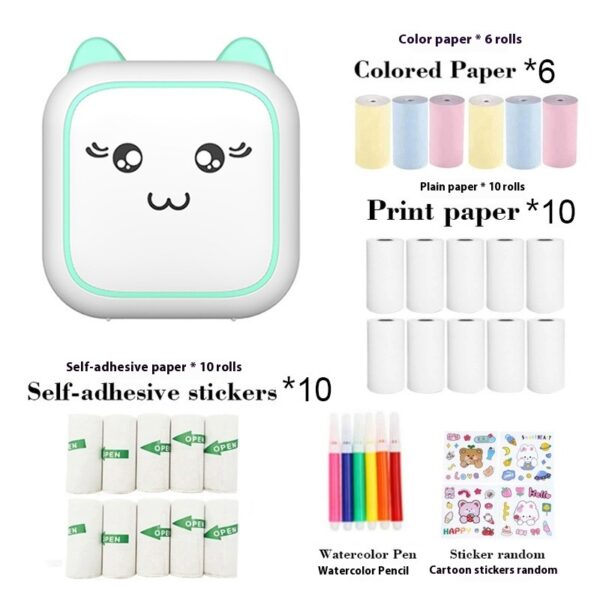 Portable Children's Mini Thermal Error Printer - Image 9