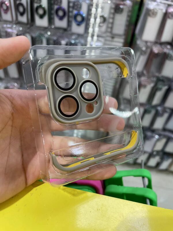 Mobile Phone Case With Glass Lens Film TPU Without Frame - Image 7