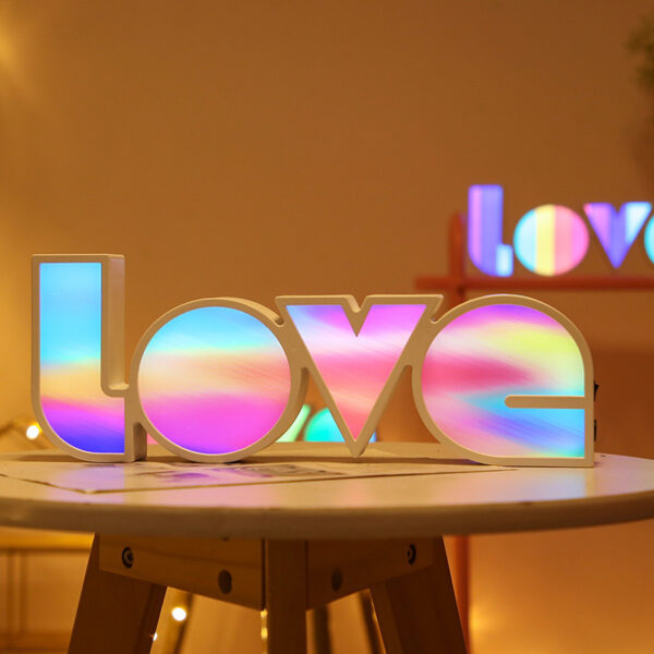 Valentines Day Decor LED LOVE Light Valentines Day Gift For Girlfriend Bithday Wedding Party Decoration Romantic Wedding Decor - Image 8