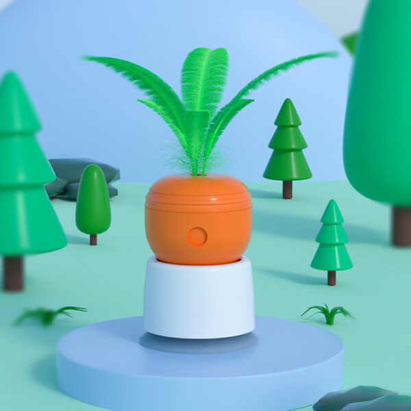 Cat Toy Pet Toys Educational Leaky Food Relieving Stuffiness Sucker Spring Carrot - Image 3