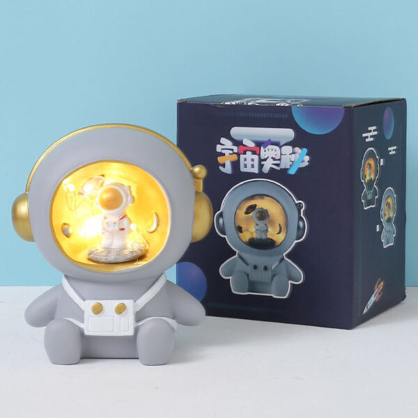 Astronaut Night Light Star Piggy Bank - Image 5