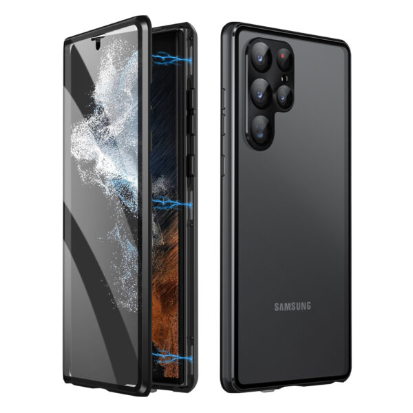 Applicable To S24Ultra Peep-proof Magnetic Mirror Universal Magnetic King Phone Case - Image 6