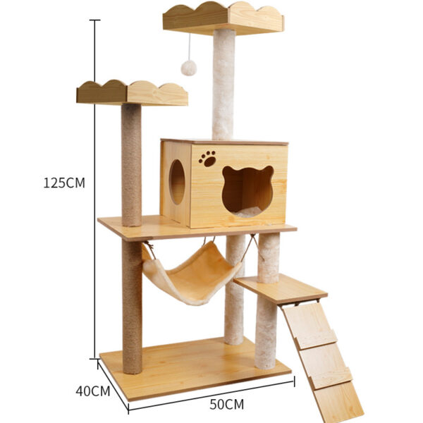 Cat Crawl Nest Scratching Board Tree Supplies Pet Toy Space Capsule - Image 9