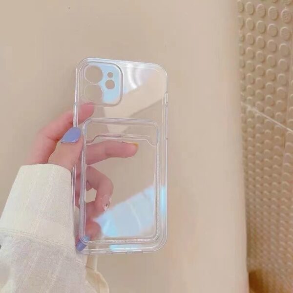 Women's Transparent Card Case Phone Case - Image 3