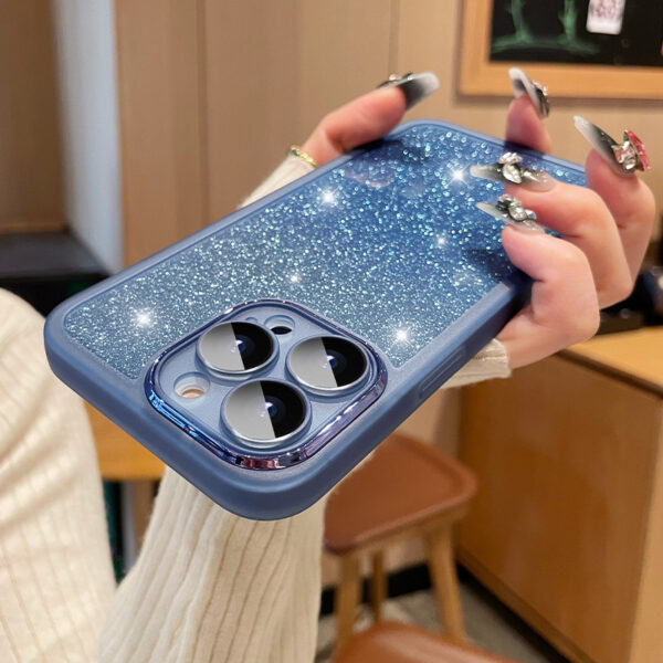 Applicable To 15 Transparent Glitter Phone Case Ultra-thin - Image 5