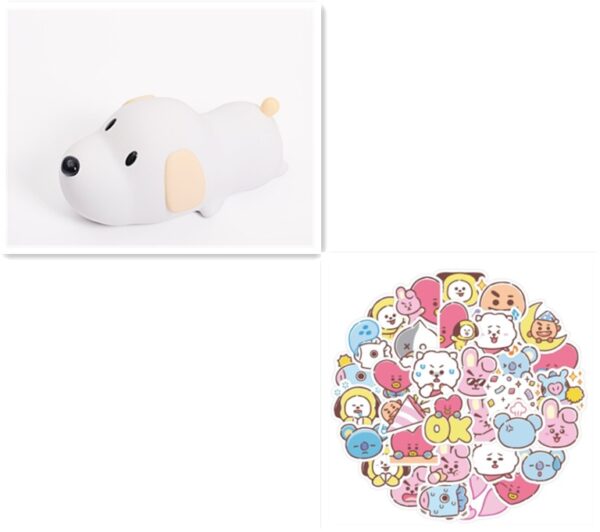 Nordic Cute Lovely Cartoon Dull Duck Led Night Light Silicone USB Charging NightLight Holiday Gifts Kids Room Bedside Bedroom - Image 8