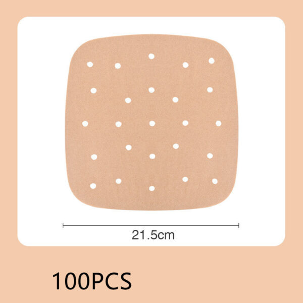 200PCS Air Fryer Parchment Paper, 9 Inch Square - Image 4