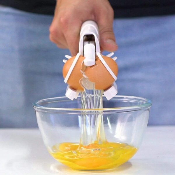 Egg Shell Cracker Handheld Plastic Egg Breaker Egg Opener Creative Egg Separator Tool Kitchen Gadgets - Image 5