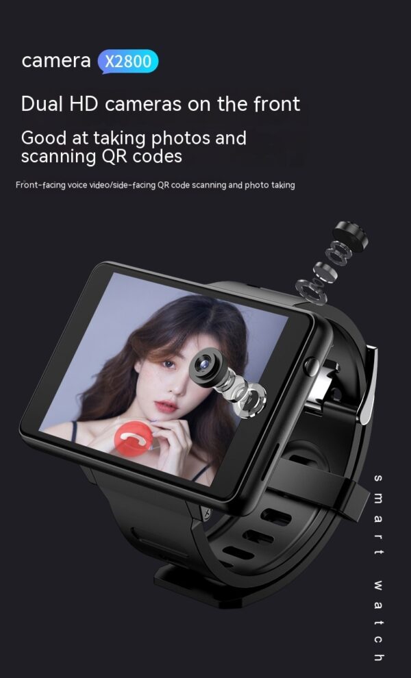 X2800 Smart Watch WIFI Positioning GPS Dual Camera - Image 5