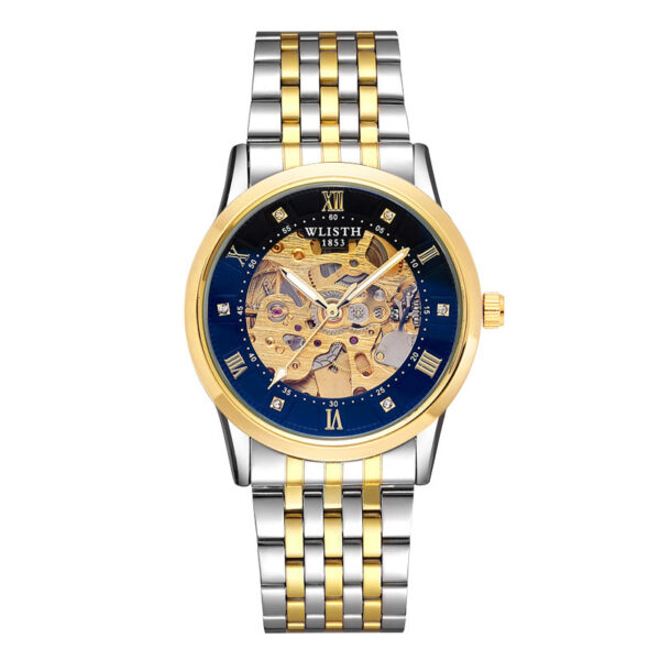 Business Men's Automatic Mechanical Watch Stainless Steel Waterproof - Image 8