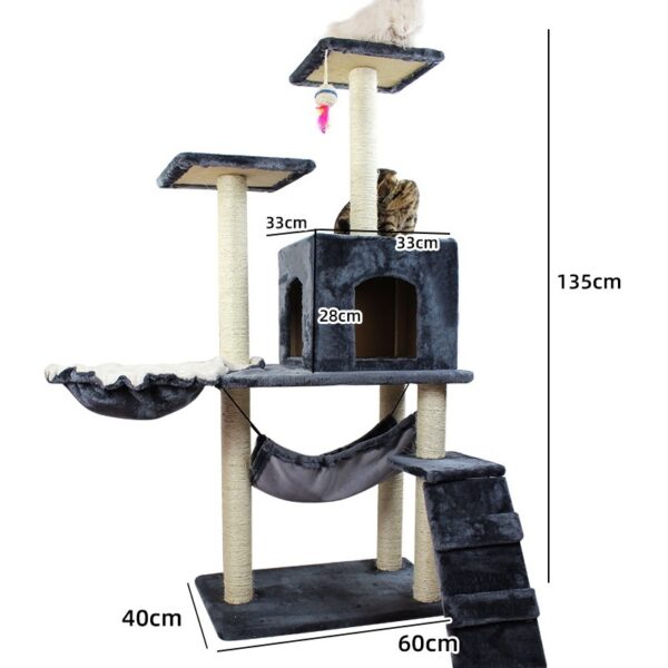 Cat Climbing Frame Scratching Post Sword Tree Climbing Toy - Image 10
