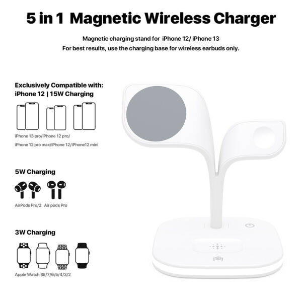 Phone Desktop Wireless Charger Watch Headphone Stand - Image 6