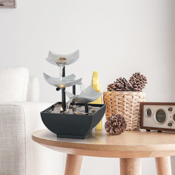 New Home Decoration Flowing Water Ornaments Desktop Fountain Crafts For Home Decor - Image 6