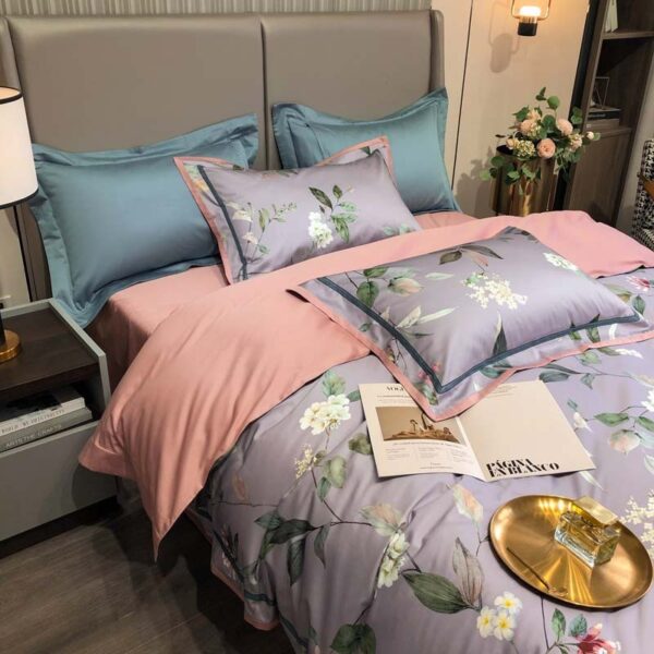 Four-piece Printed Long-staple Cotton  Villa Quilt Cover - Image 2