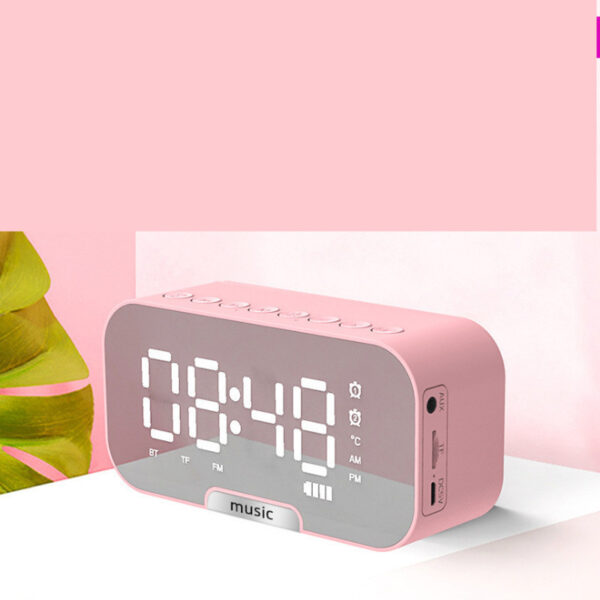 Portable Mirror Clock Alarm Clock - Image 6