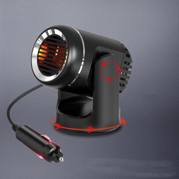 Car Heater Car Defrost 12v Speed Hot Hot Cold And Warm Hair Dryer Heater - Image 3