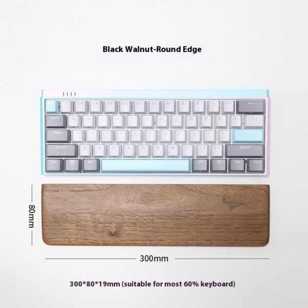Keyboard Palm Rest  Wooden Wrist Rest  Mouse Rest  Wrist Pad - Image 9