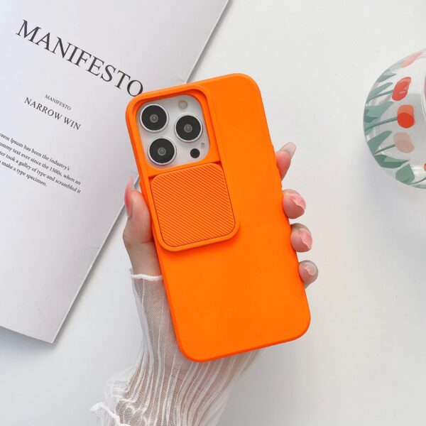 Sliding Window Sliding Cover Silicone Mobile Phone Protective Case - Image 4