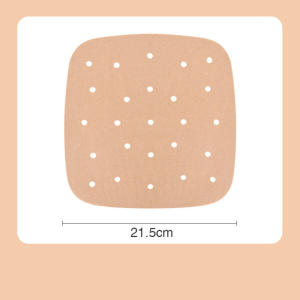 200PCS Air Fryer Parchment Paper, 9 Inch Square - Image 2