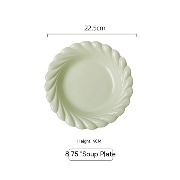 Ceramic Tableware Underglaze Rice  Light Luxury Plate Bowl - Image 8