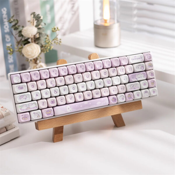 95 Keys Moa Sublimation Mechanical Keyboard Keycaps Cute - Image 5