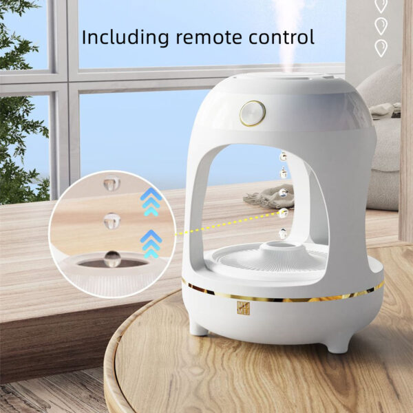 Anti Gravity Levitating Water Drops Humidifier Water Fountain LED Night Light Air Purification Atomization Desk Decorate Lamp - Image 9