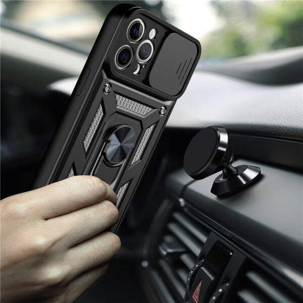 Sergeant Sliding Window Mobile Phone Case Anti-drop Magnetic Bracket - Image 6