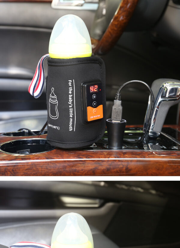 USB Bottle Warmer Multi-function Adjustable Temperature Feeding Bottle Heating Insulation - Image 4