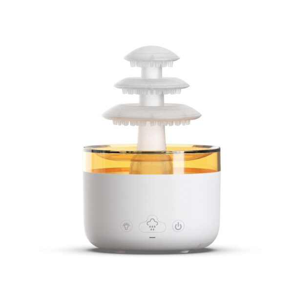 New Cloud Rain Air Humidifier Essential Oil Aromatherapy Diffuser USB Mute Mist Air Humidifier With Colorful Light - Image 6
