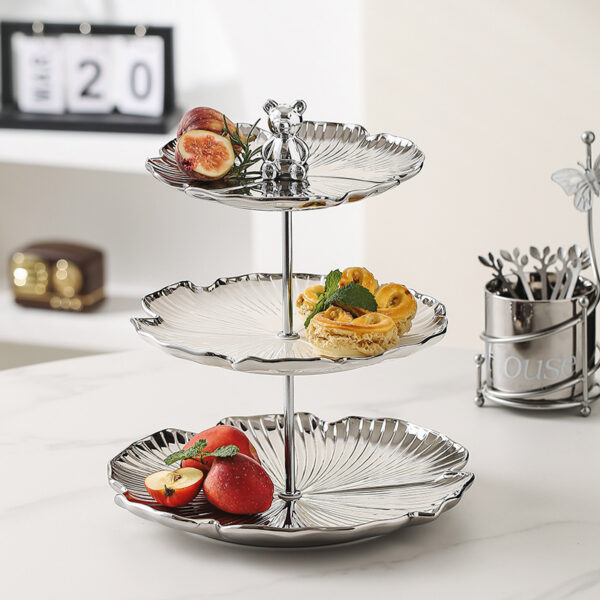 Affordable Luxury Style Multi-layer Fruit Plate Snack Set Plate Storage - Image 9